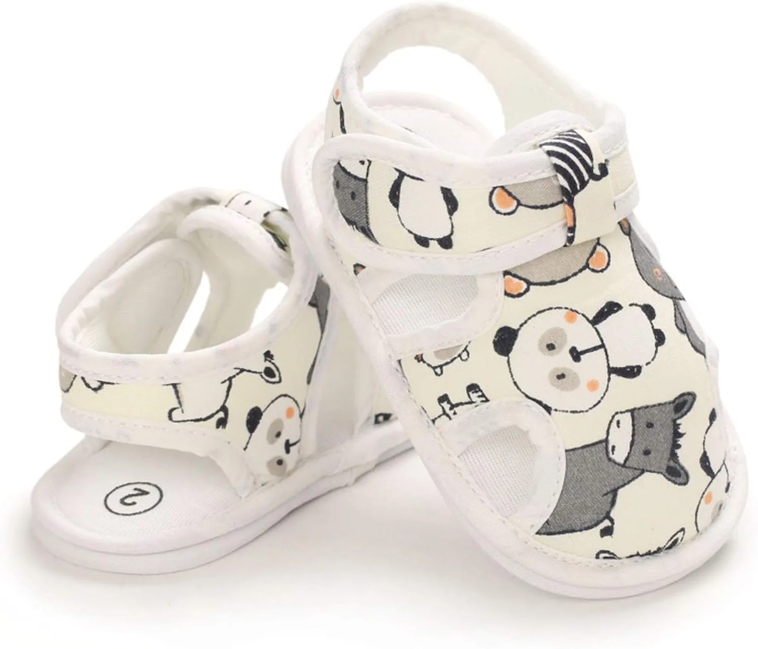EnJoCho Infant Baby Boys Girls Cartoon Sandals Soft Sole Non Slip Toddler Prewalker Crib Summer Outdoor Walking Shoes