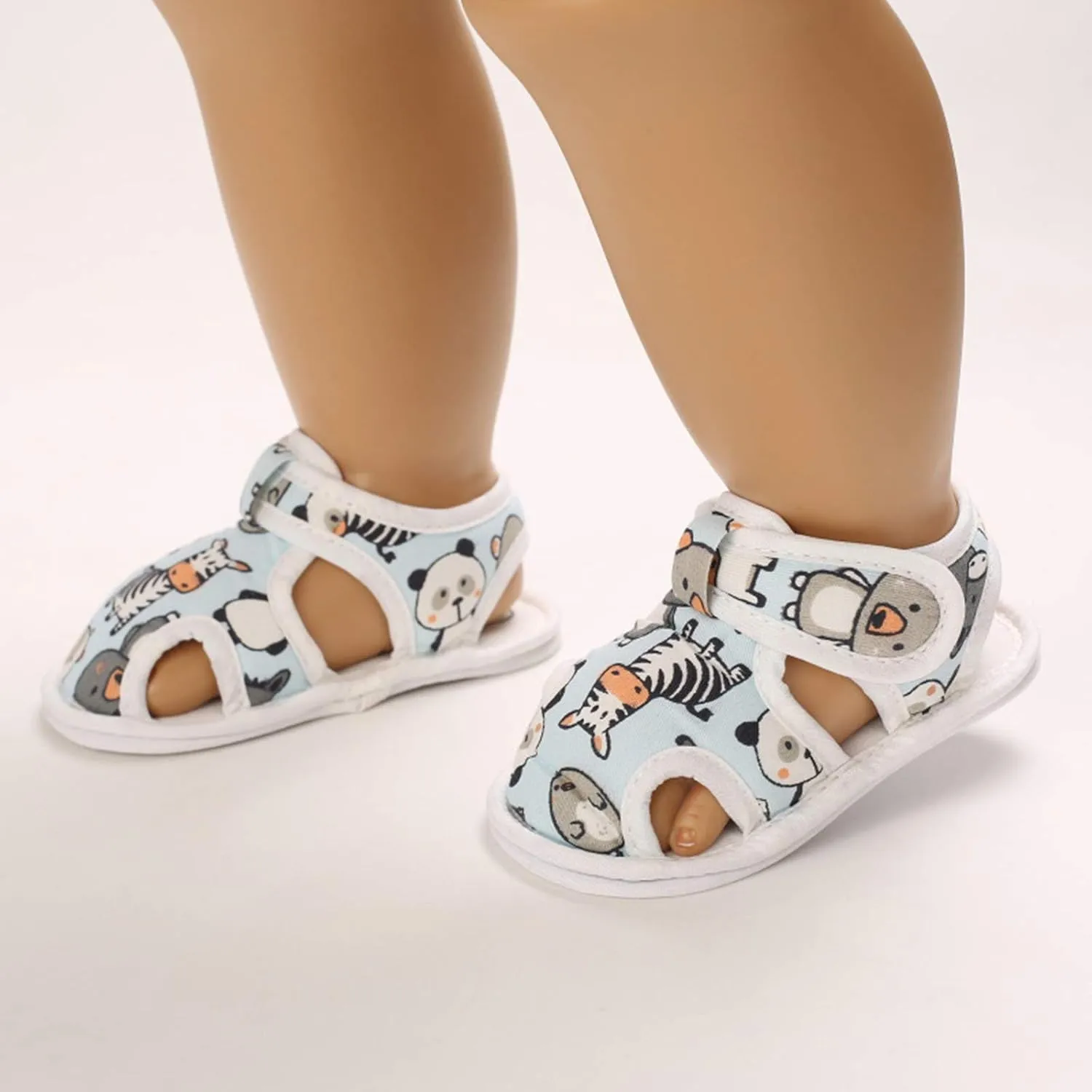 EnJoCho Infant Baby Boys Girls Cartoon Sandals Soft Sole Non Slip Toddler Prewalker Crib Summer Outdoor Walking Shoes