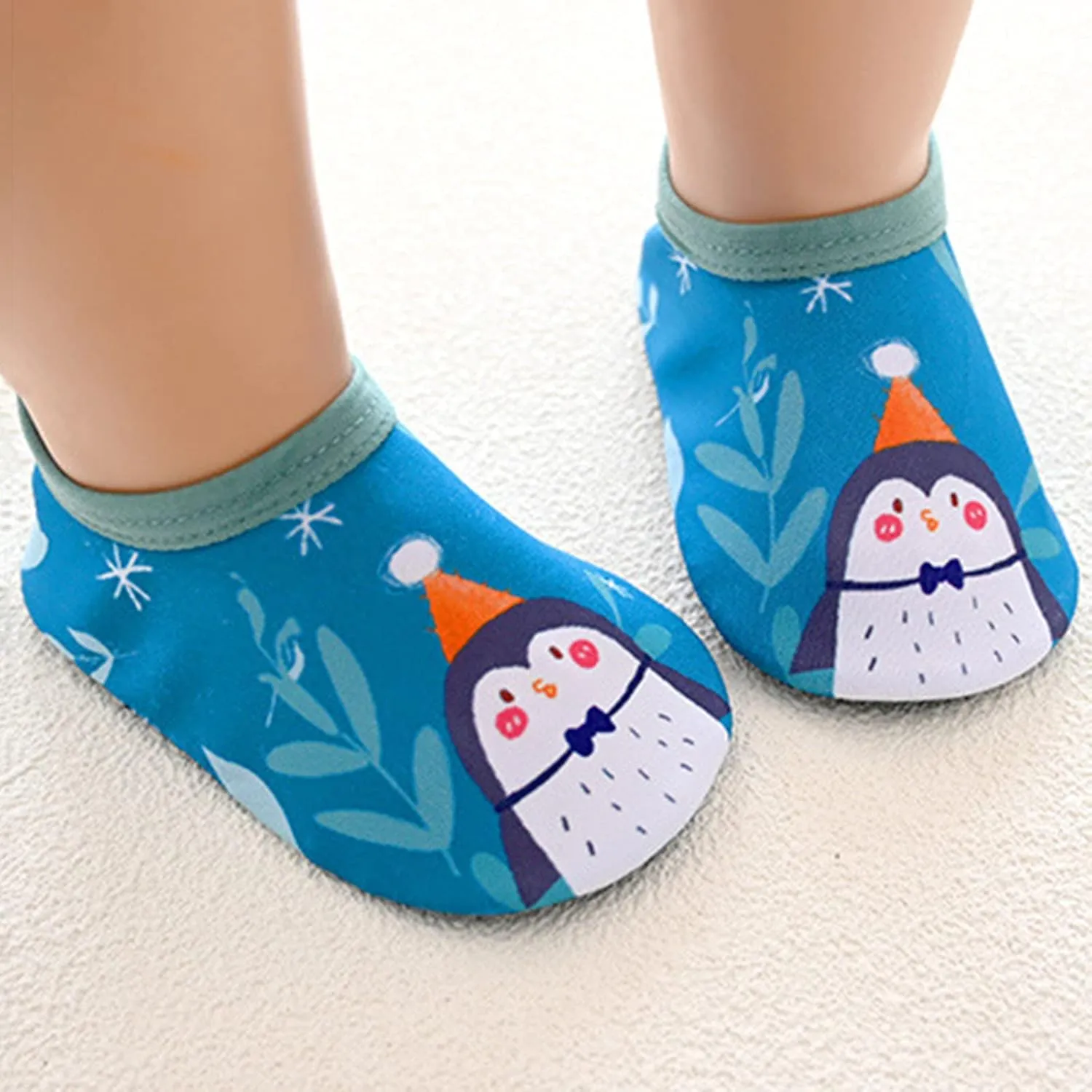 EnJoCho Tennis Shoes for Toddler Girls Barefoot Shoes Baby Socks Boys The Aqua Floor Cartoon Socks Kids Non-Slip Baby Shoes