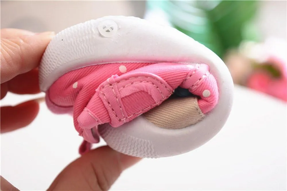 EnJoCho Toddler Flats Sandals Girls Baby Infant Sole Soft Boys Cartoon Shoes Squeaky Anti-Slip Kids Baby Shoes 6M-3.5T