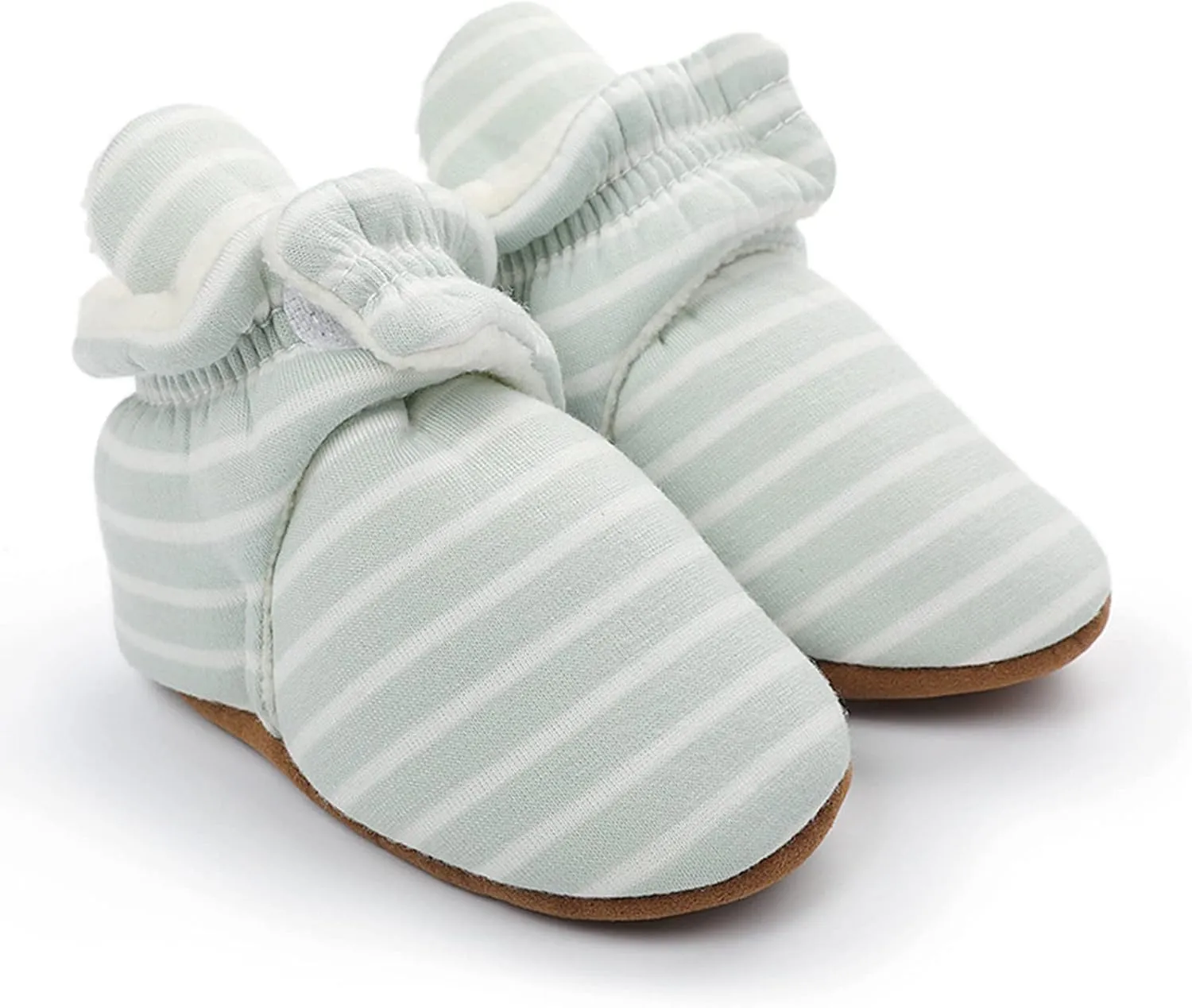 EnJoCho Toddler Winter Warm Cozy Prewalker Socks Baby Cotton Booties Newborn Soft Sole Infant Fleece Boots Non-Slip Crib Shoes