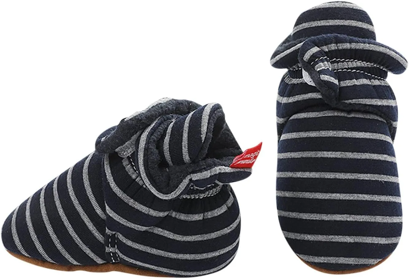 EnJoCho Toddler Winter Warm Cozy Prewalker Socks Baby Cotton Booties Newborn Soft Sole Infant Fleece Boots Non-Slip Crib Shoes