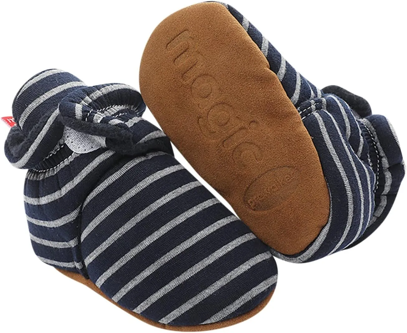 EnJoCho Toddler Winter Warm Cozy Prewalker Socks Baby Cotton Booties Newborn Soft Sole Infant Fleece Boots Non-Slip Crib Shoes