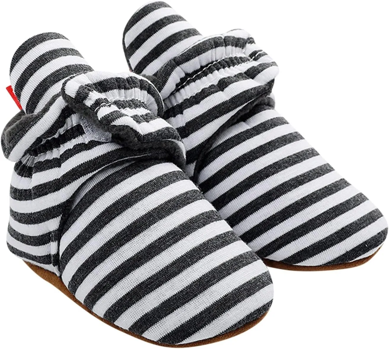 EnJoCho Toddler Winter Warm Cozy Prewalker Socks Baby Cotton Booties Newborn Soft Sole Infant Fleece Boots Non-Slip Crib Shoes