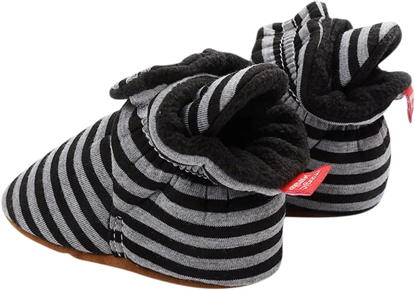 EnJoCho Toddler Winter Warm Cozy Prewalker Socks Baby Cotton Booties Newborn Soft Sole Infant Fleece Boots Non-Slip Crib Shoes