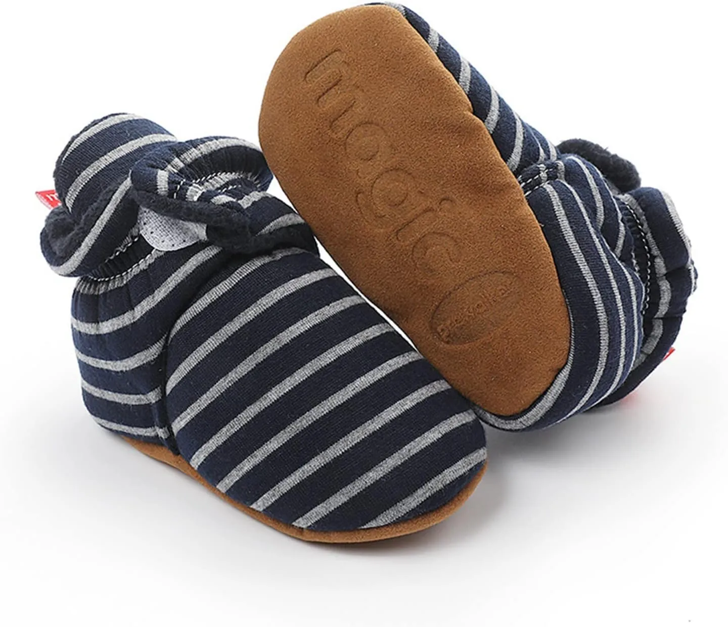 EnJoCho Toddler Winter Warm Cozy Prewalker Socks Baby Cotton Booties Newborn Soft Sole Infant Fleece Boots Non-Slip Crib Shoes