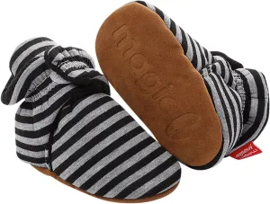 EnJoCho Toddler Winter Warm Cozy Prewalker Socks Baby Cotton Booties Newborn Soft Sole Infant Fleece Boots Non-Slip Crib Shoes