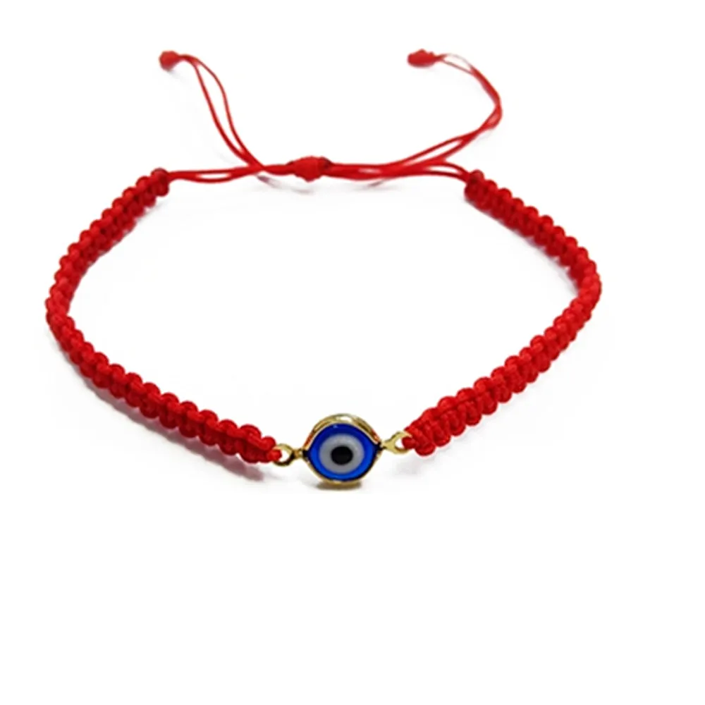 Evil Eye Red String Kabbalah Bracelet Nazar Mati Bead Good Luck Charm Protection