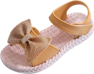 Fuzzy Sandals Girls Toddler Kids Infant Girls Soild Bowknot Princress Shoes Soft Sole Slipper Socks Baby Girl