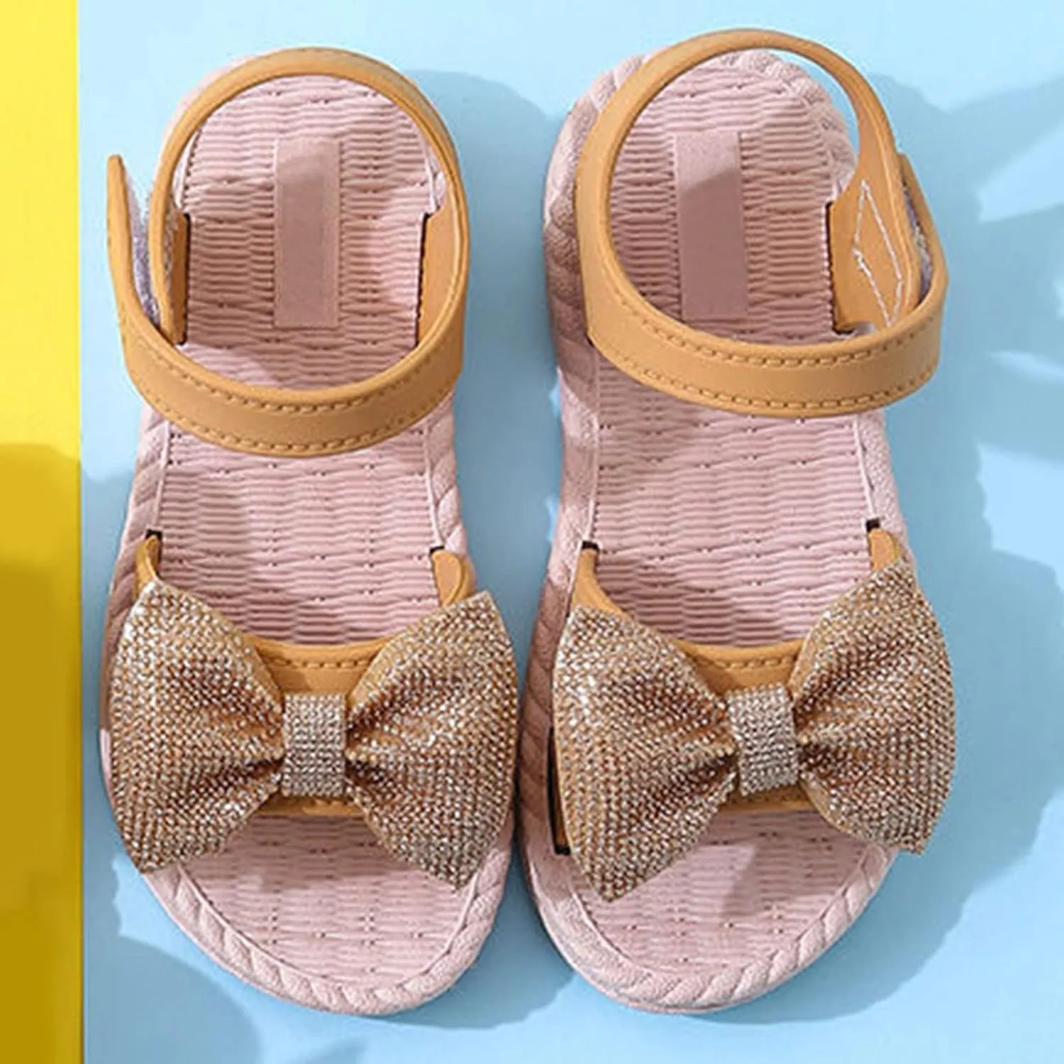 Fuzzy Sandals Girls Toddler Kids Infant Girls Soild Bowknot Princress Shoes Soft Sole Slipper Socks Baby Girl