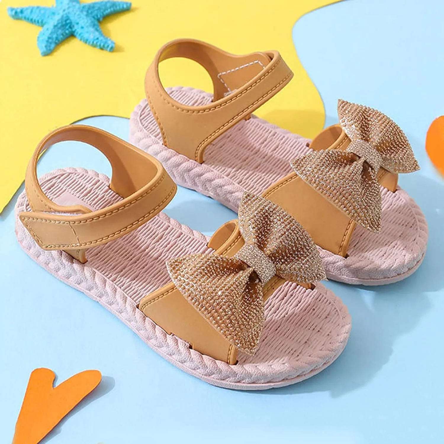 Fuzzy Sandals Girls Toddler Kids Infant Girls Soild Bowknot Princress Shoes Soft Sole Slipper Socks Baby Girl