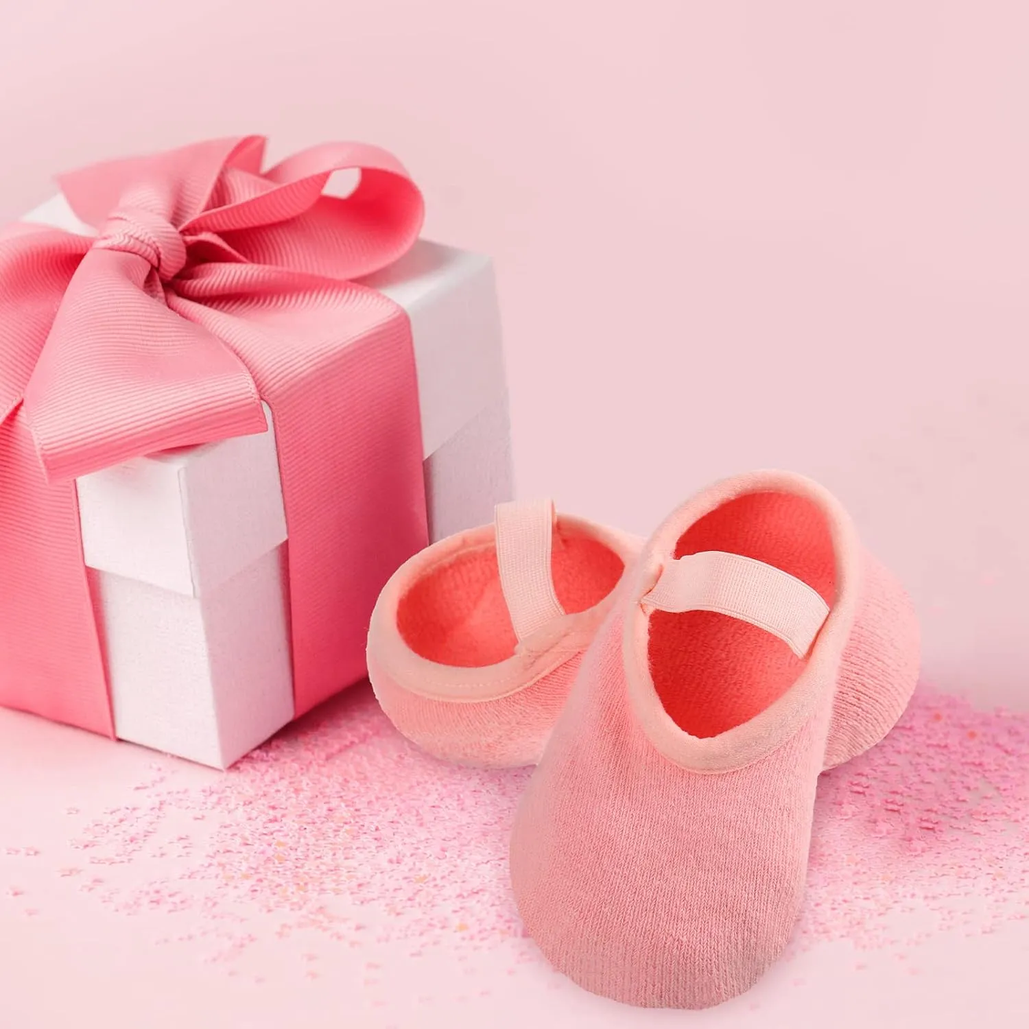 Geyoga 8 Pairs Baby Non Skid Anti Slip Socks Toddler Girls Boys Socks with Grip for Newborn Infants 0-36 Months Slippers