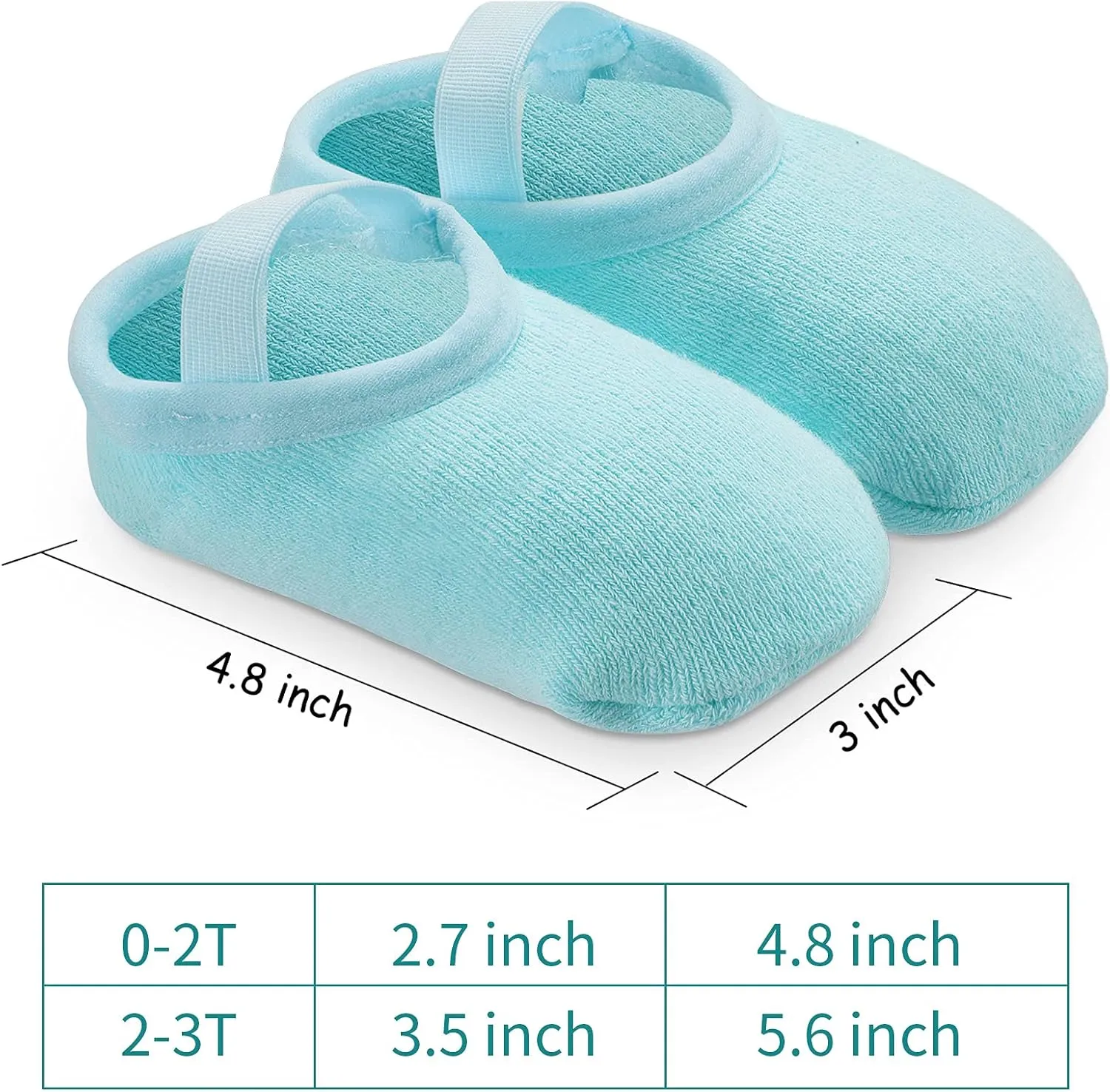 Geyoga 8 Pairs Baby Non Skid Anti Slip Socks Toddler Girls Boys Socks with Grip for Newborn Infants 0-36 Months Slippers