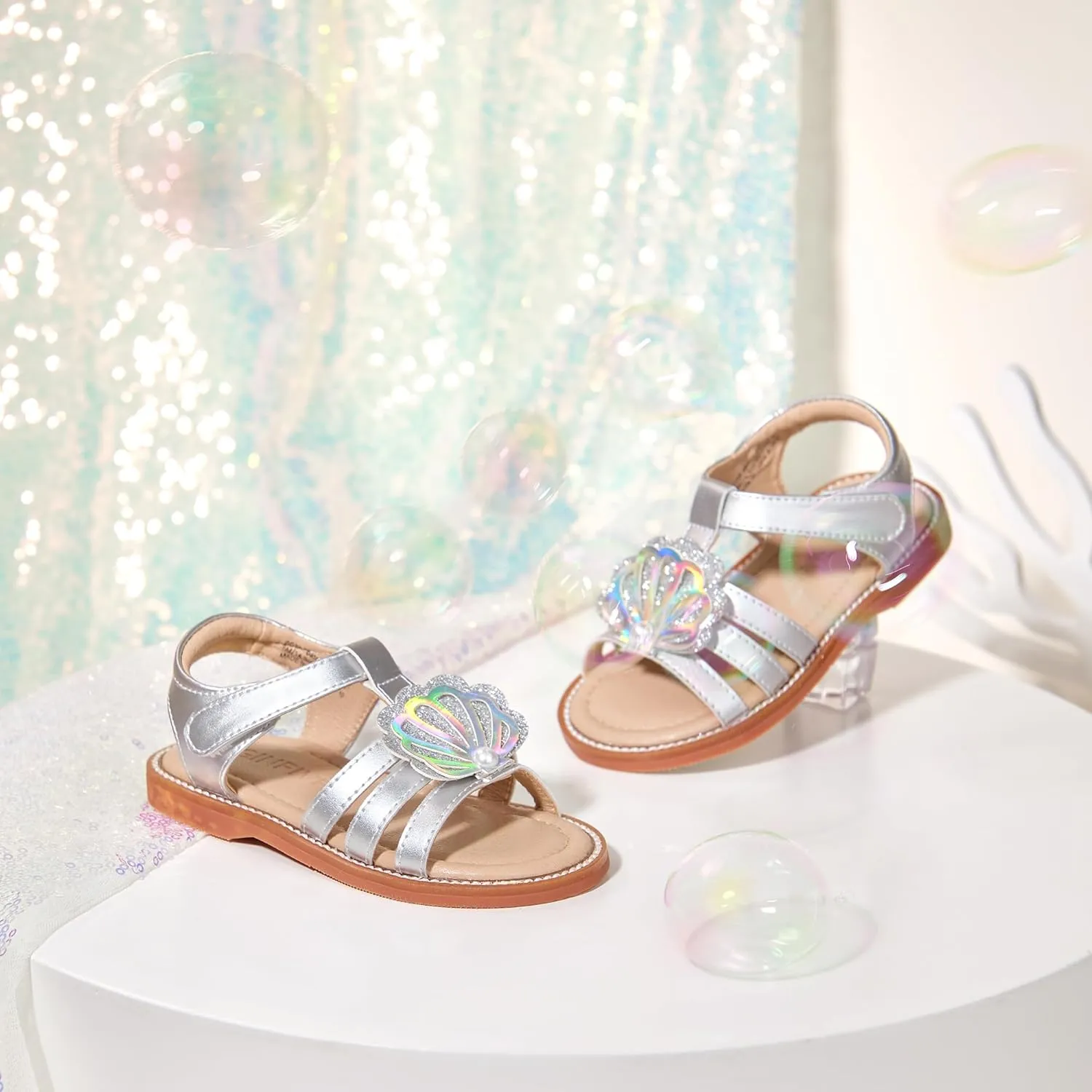 GINFIVE Toddler Girls Sandals Girls Toddler Sandals Little Girls Kids Shoes