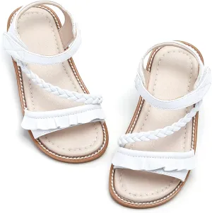 GINFIVE Toddler Girls Sandals Little Girls Kids Summer Shoes Toddler Sandals