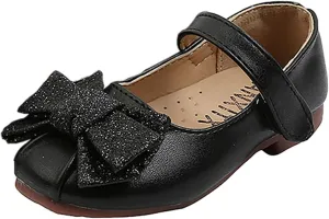 Girl Baby Shoes Infant Non-Slip Rubber Sole PU Soft Leather Shoes with Bowknot Mary Jane Shoes Flats Dance Shoes