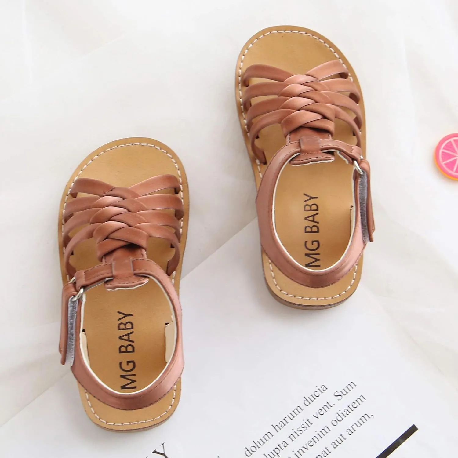 Girl Walking Sandals Soft Rubber Sole Non Slip Beach Shoes for Baby Boys Girls First Steps Summer Outdoor Comfort