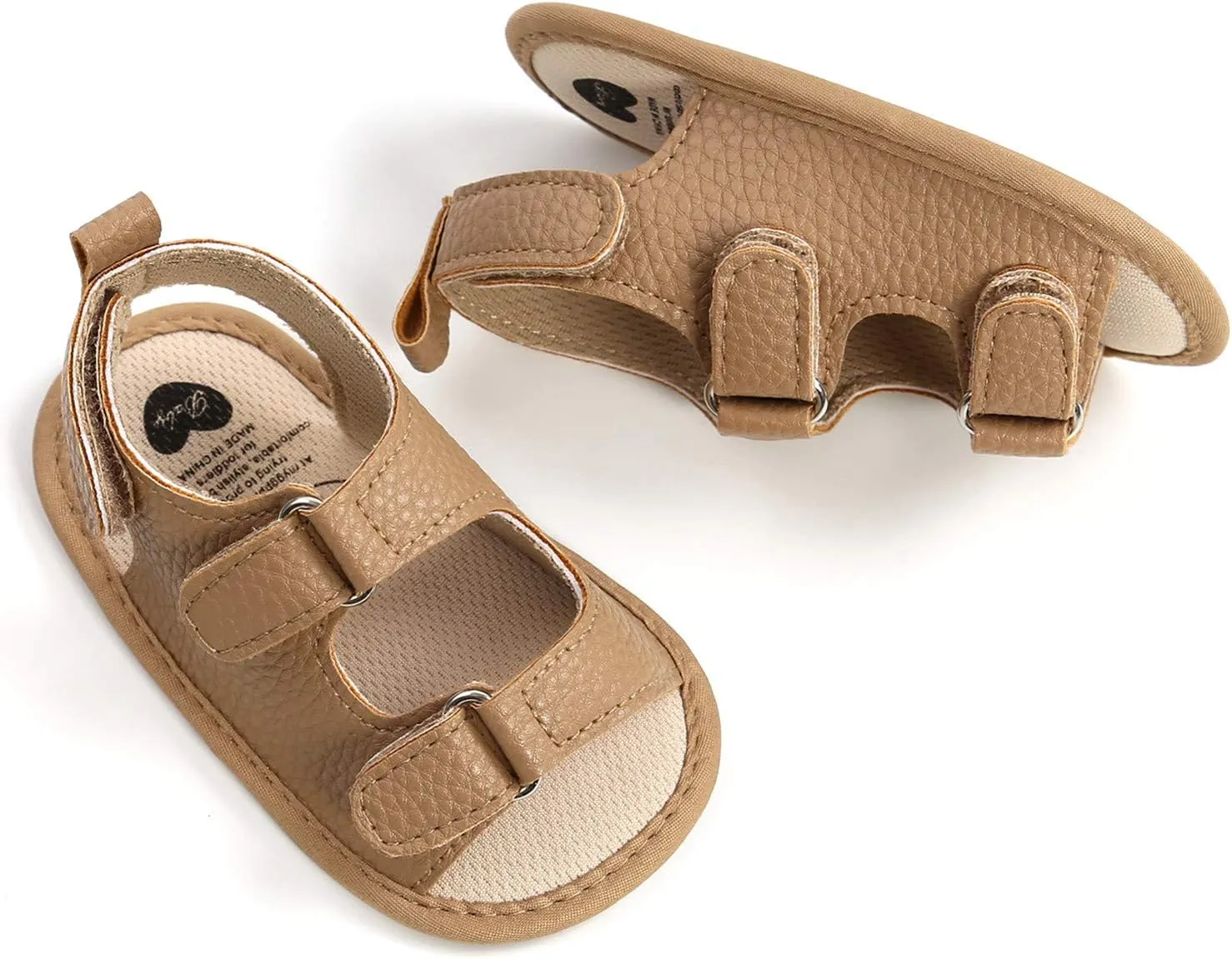 Girls Prewalker Walking Soft Sandals Sole Flat Boys Non-Slip Shoes Baby Rubber Baby Shoes Toddler Mary Jane Shoes