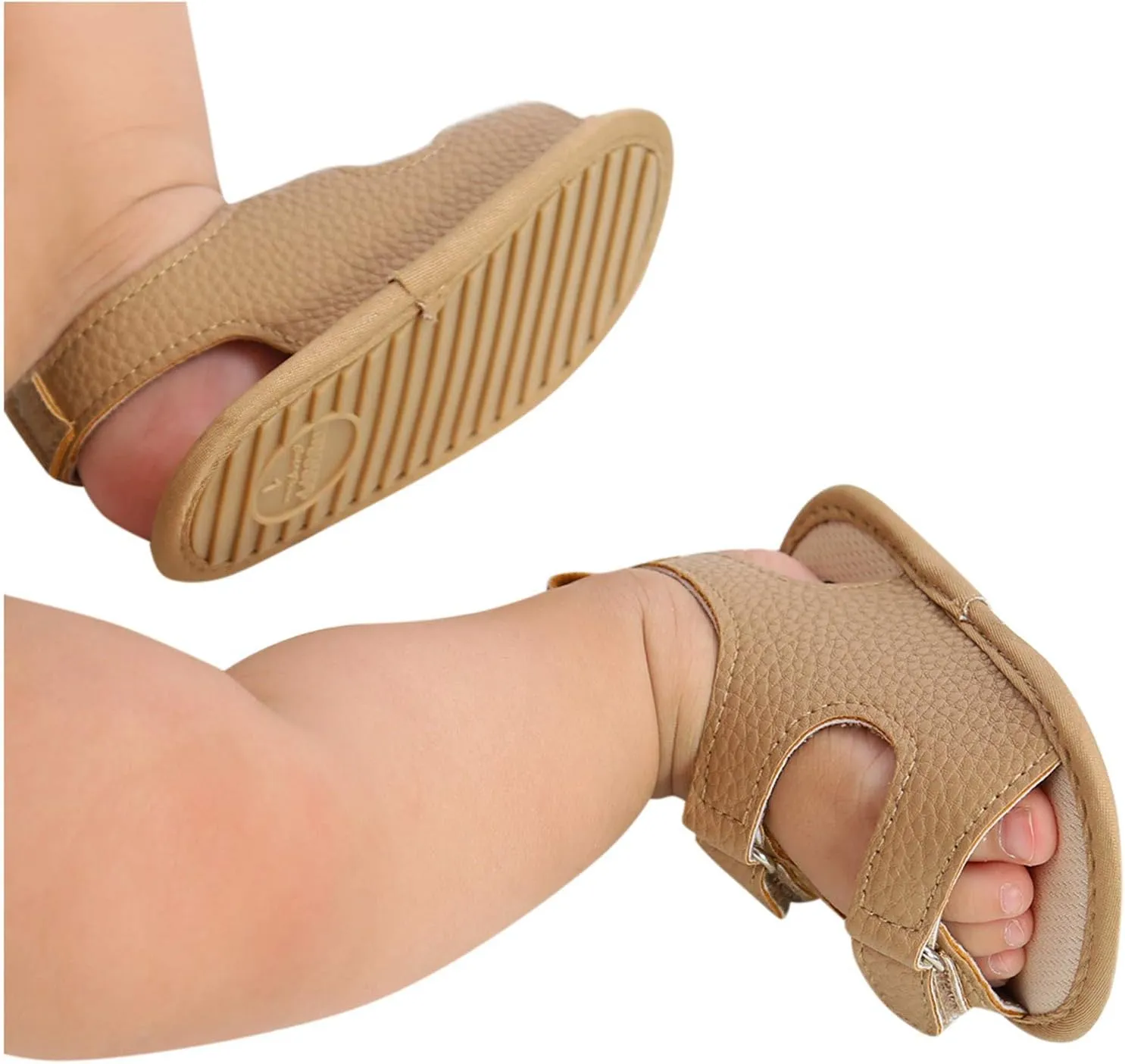 Girls Prewalker Walking Soft Sandals Sole Flat Boys Non-Slip Shoes Baby Rubber Baby Shoes Toddler Mary Jane Shoes
