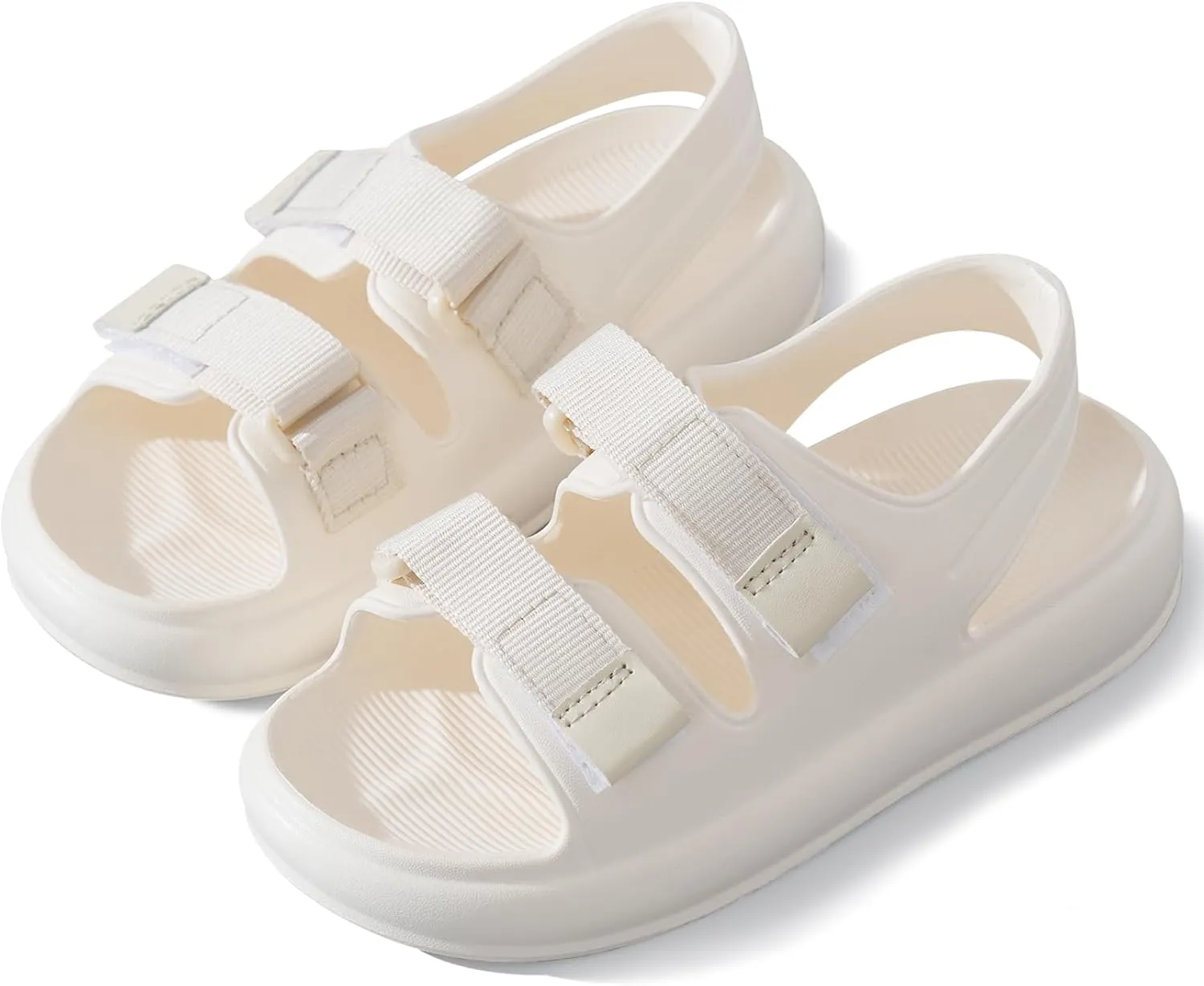 Happy Cherry Baby Boy's Girl's Toddler Leather Non-Slip Closed Toe Soft Sole Casual Sandal Shoes