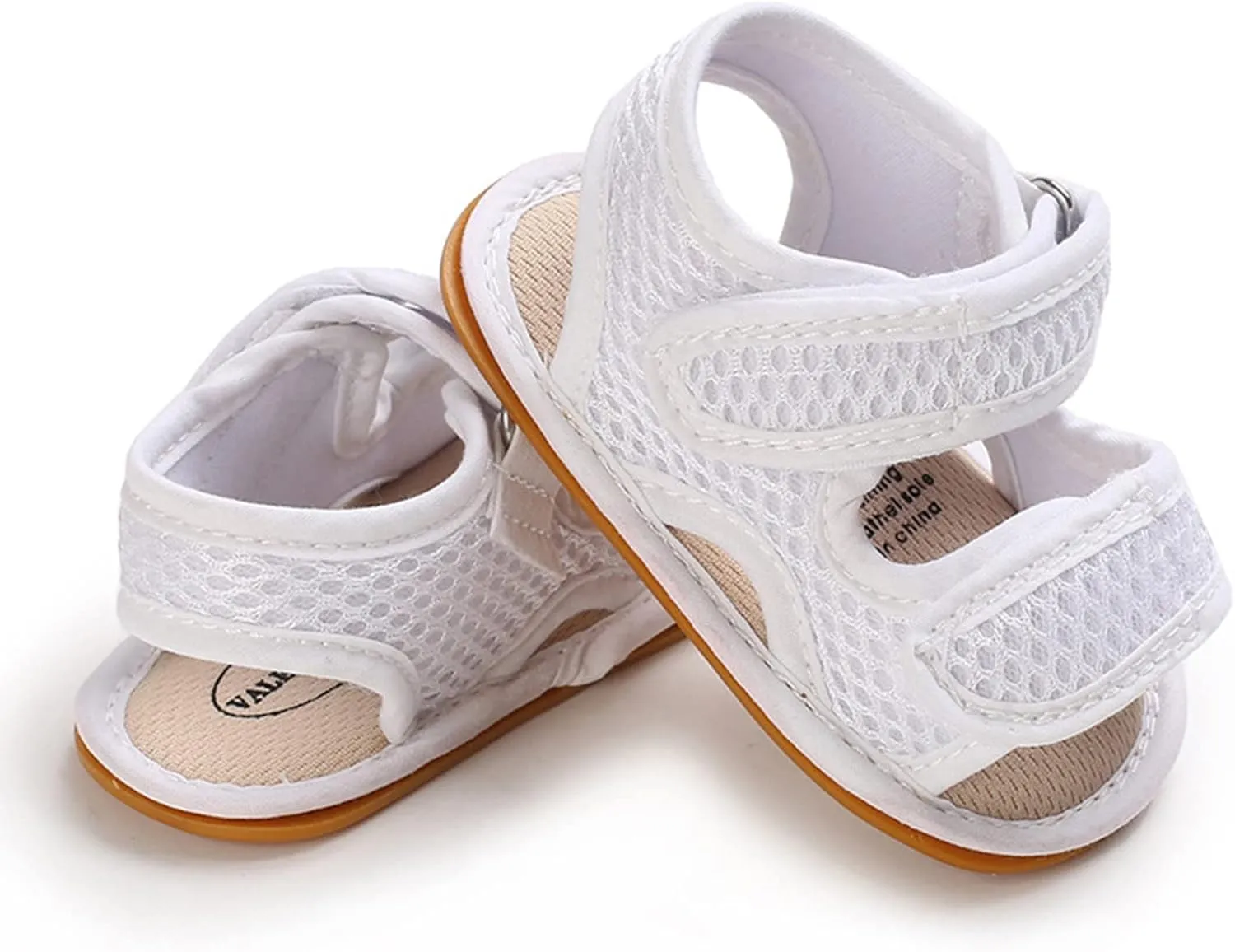 Infant Baby Boys Girls Beach Sandals Non Slip Soft Rubber Sole Toddler Outdoor Open-Toe First Walker Shoes