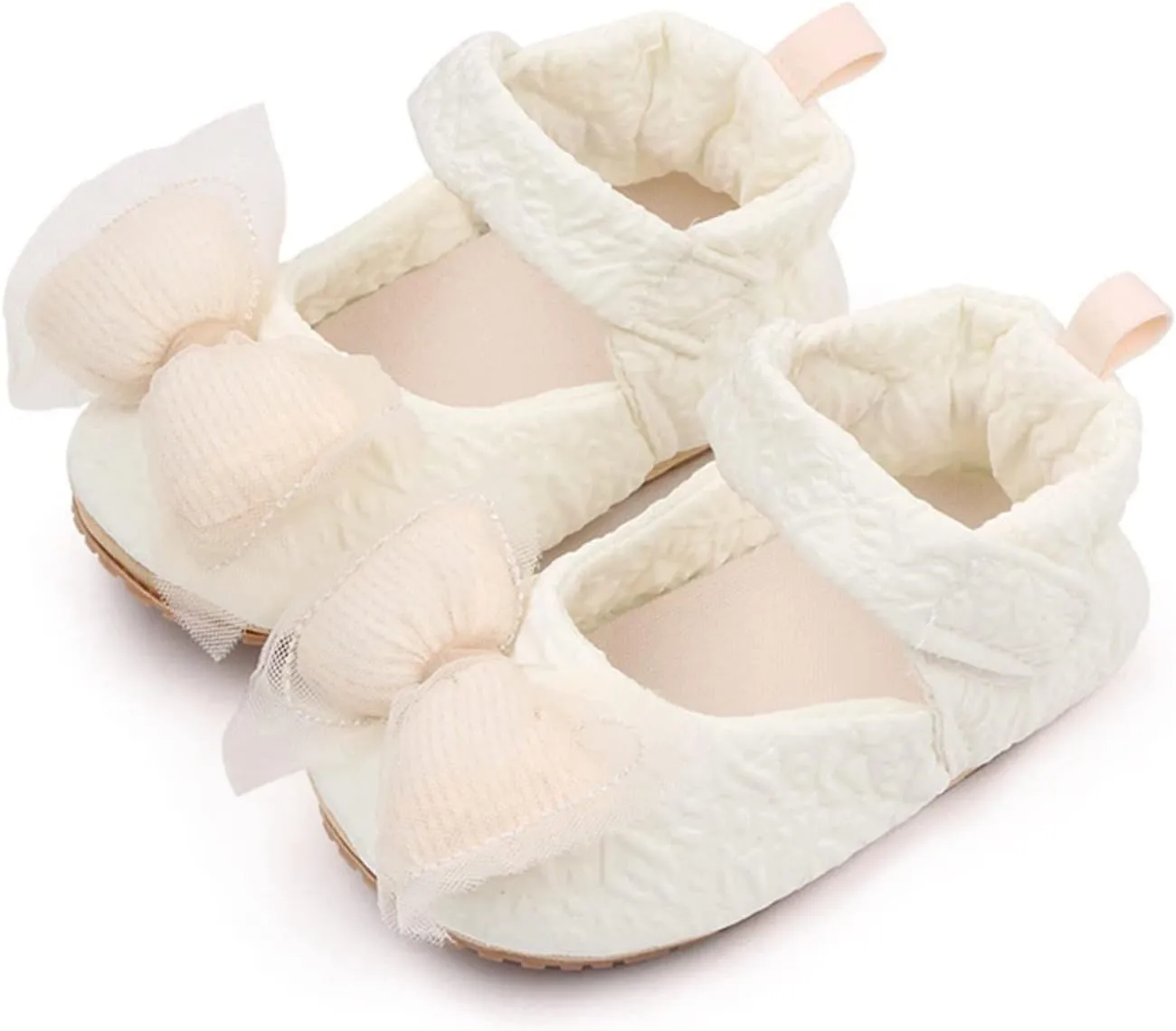 Infant Baby Newborn Sneakers Girls Cute Bow Cartoon Shoes Walking Shoes Flat Shoes Dress Shoes Crib Shoes