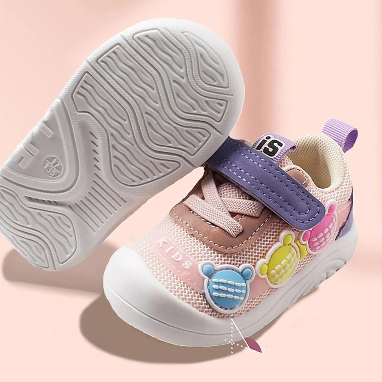 Infant Baby Non Slip Sneakers Boys Girls Breathable Lightweight Shoes Toddler Breathable Mesh First Walking Shoes