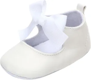 Infant Baby Soft Sole Leather Shoes for Girls Walking Sneakers Toddler Walkers Shoes Princess Shoes 0-15Months
