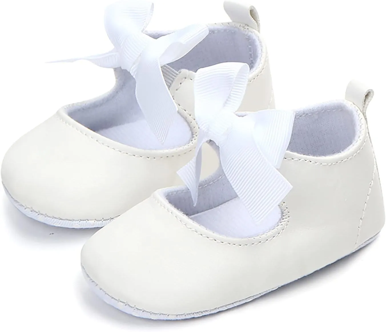Infant Baby Soft Sole Leather Shoes for Girls Walking Sneakers Toddler Walkers Shoes Princess Shoes 0-15Months