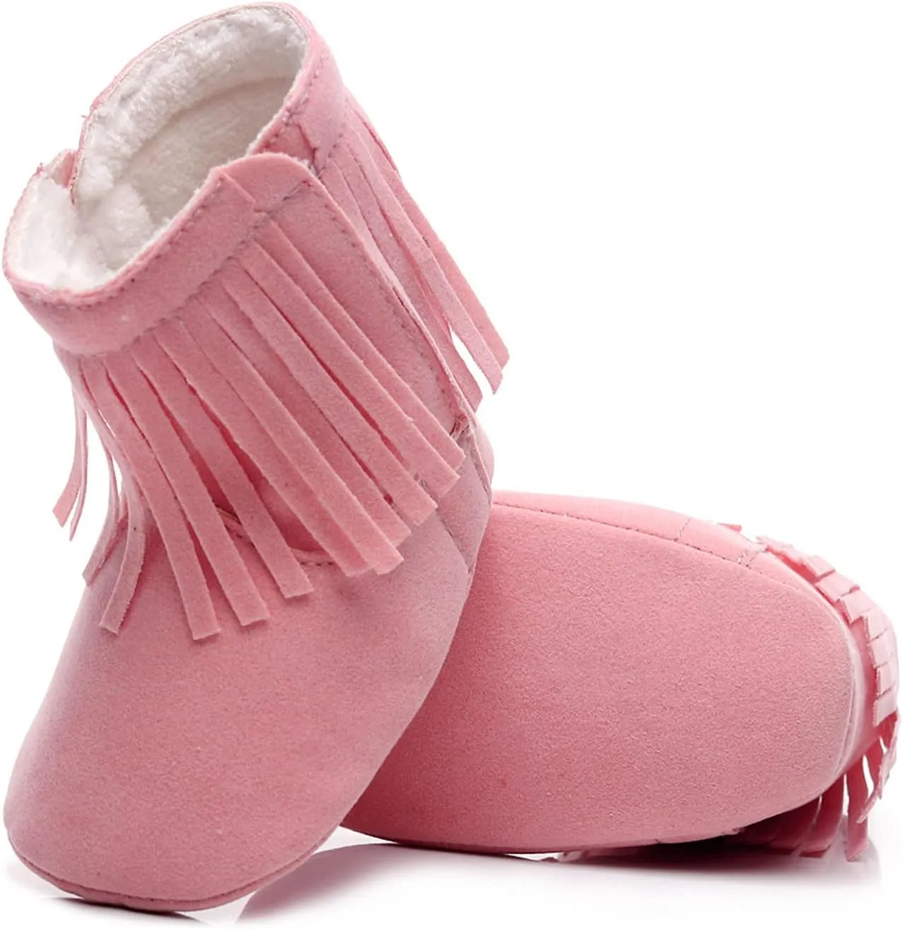 Infant Boys Size 2 Shoes Baby Tassels Shoes Girls First Infant Snow Cotton Warm Boots Soft Plush Walkers Baby Shoes Baby Snow Boots Girls