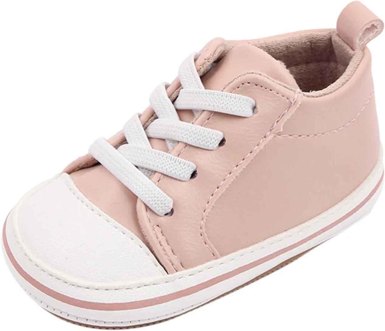 Infant PU Leather Slip On Walking Shoes Baby Boys Girls Soft Rubber Sole Sneakers Toddler Boys Casual Dress Shoes