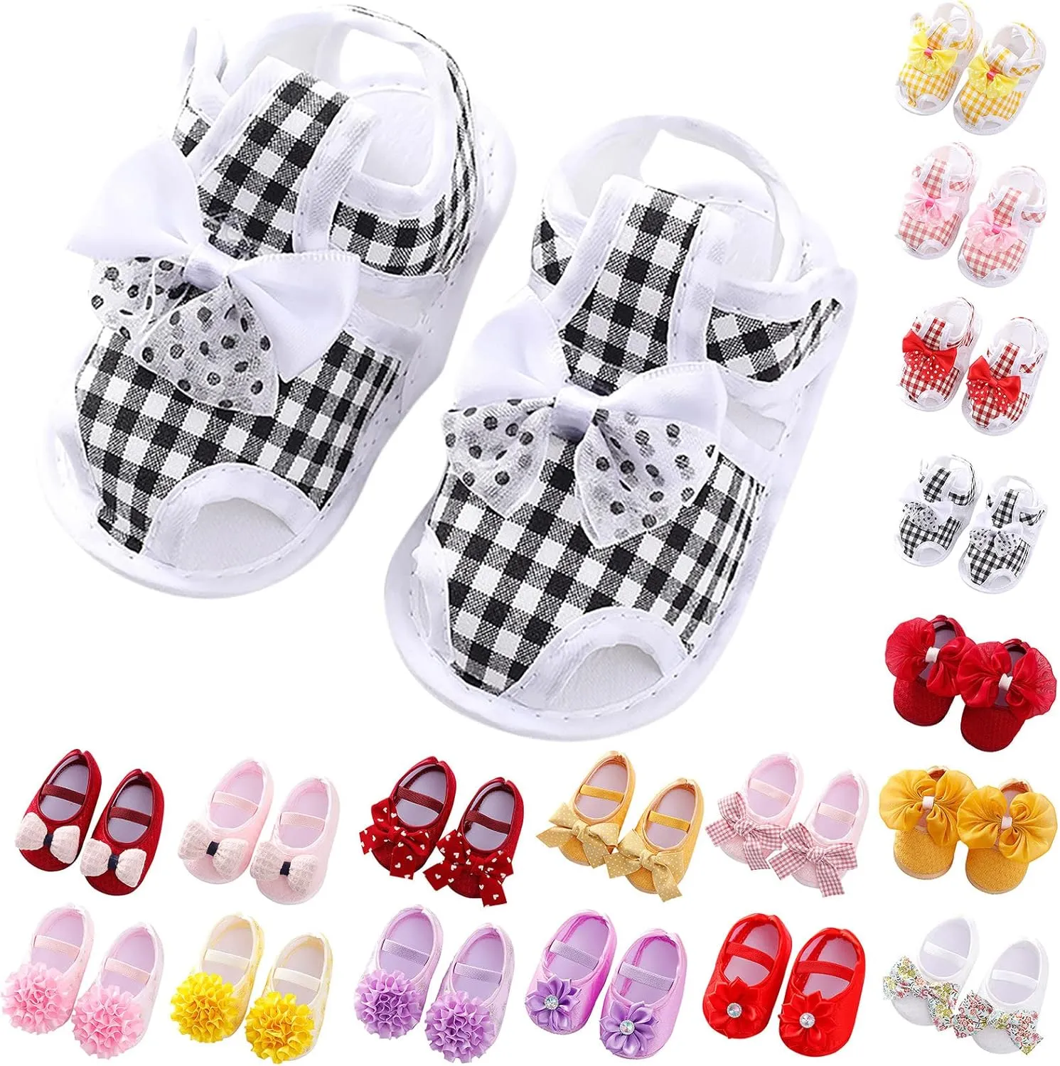 Infant Toddler Baby Girls Flowers Printing Applique Prewalker Shoes Soft Sole Single Shoes Newborn Casual Flats