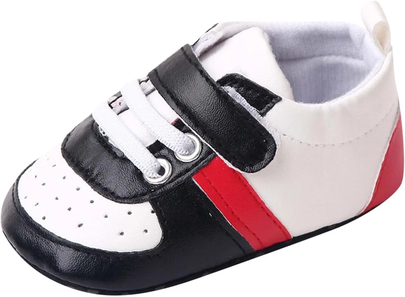 Infant Toddler Color Matching Prewalker Sneakers Baby Girls Boys Anti-Slip Soft Sole Lightweight First Step Shoes