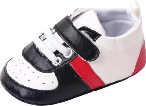 Infant Toddler Color Matching Prewalker Sneakers Baby Girls Boys Anti-Slip Soft Sole Lightweight First Step Shoes