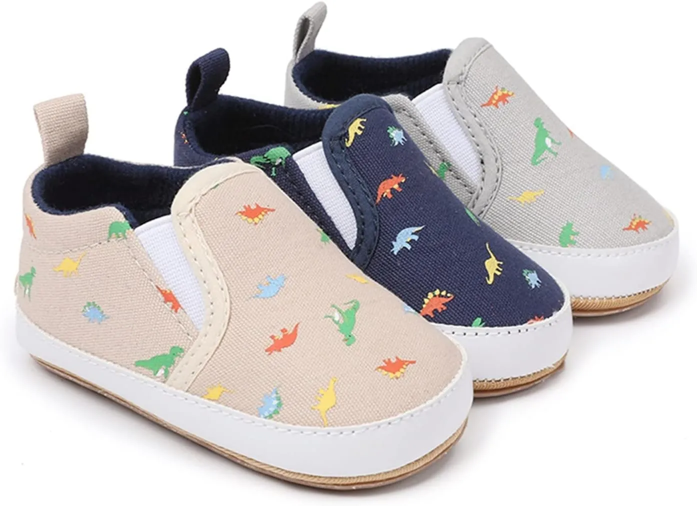 Infant Toddler Shoes Boys Girls Baby Shoes Soft Sole Slip On Shoes Animal Print Toddler Shoes Baby (Grey, 0-6 Months)