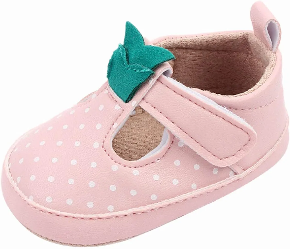 Infant Toddler Shoes Soft Sole Toddler Shoes Polka Dots Non Slip Breathable Princess Girl Sandals Size 10