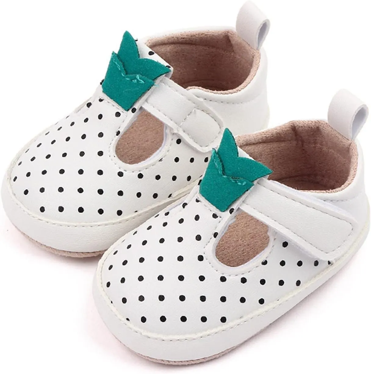 Infant Toddler Shoes Soft Sole Toddler Shoes Polka Dots Non Slip Breathable Princess No Slip Baby Sneakers