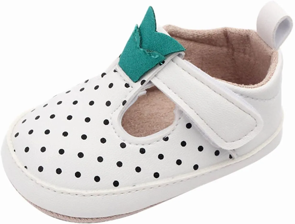 Infant Toddler Shoes Soft Sole Toddler Shoes Polka Dots Non Slip Breathable Princess No Slip Baby Sneakers