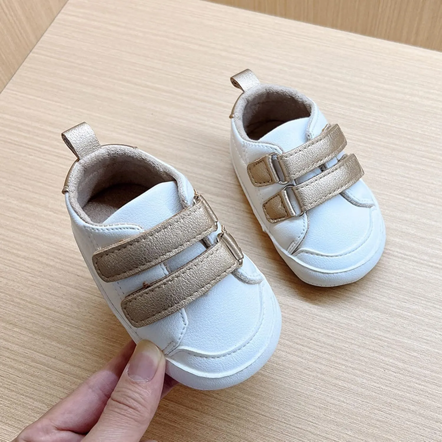 Infants Toddler Shoes Boys Girls Flat Bottom Soft Soles Lightweight Anti Slip Sports Sneakers Baby First Step Shoes
