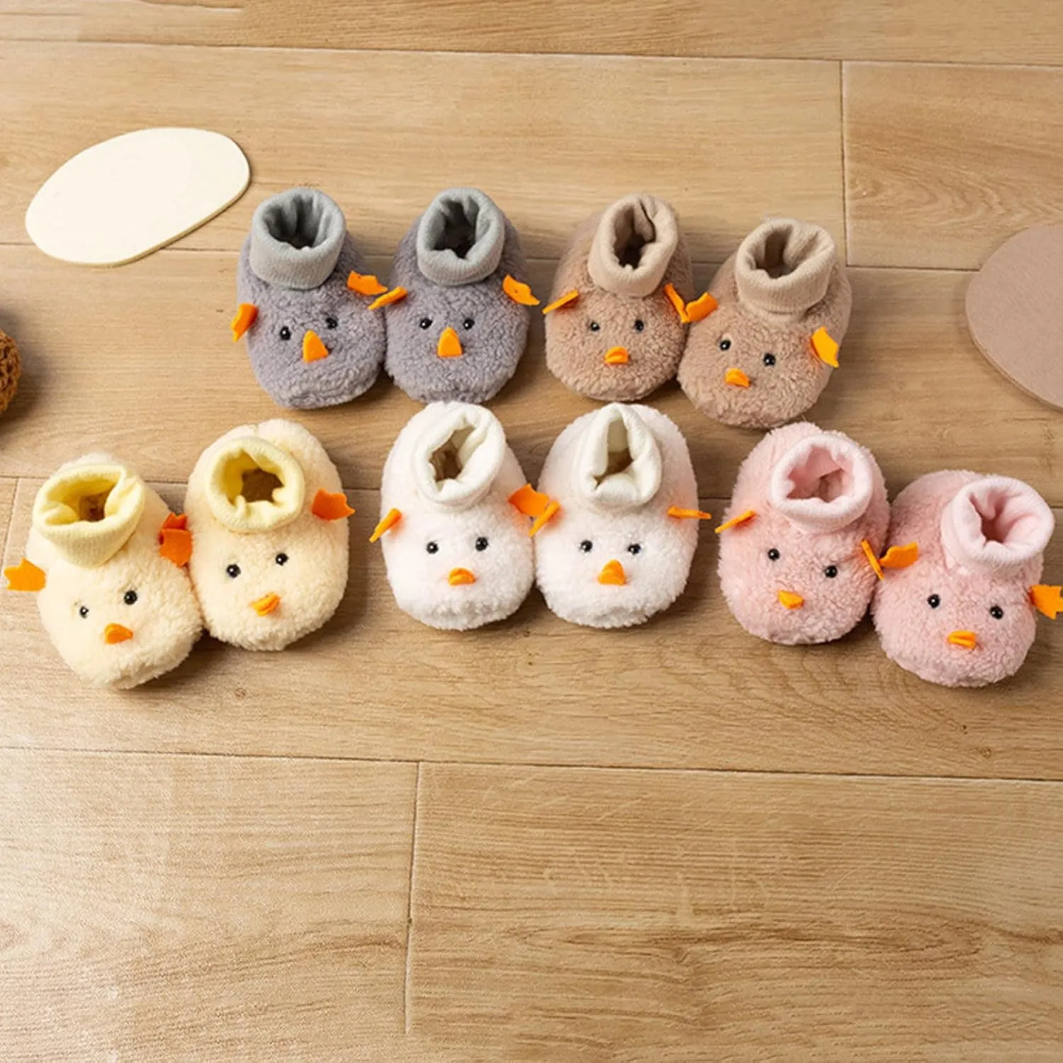 JINCAIHONG Fuzzy Sock Shoes for Baby Indoor Slipper Socks with Soft Sole First Walking Shoes for Toddler Kids