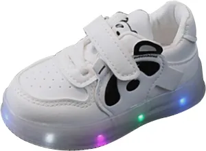 JINCAIHONG Kids Sneakers Light Up Shoes Baby Flashing Walking Slippers Glittery Shoes for Toddler Girls Boys