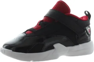 Jordan Max Aura 6 Baby/Toddler Shoes (FQ8296-006, Black/White/Gym Red)