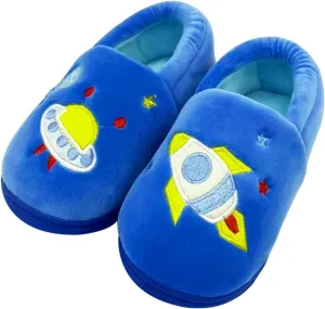 Kids Boys Girls Warm Slippers Kids Non-Slip Winter Indoor Household Shoes