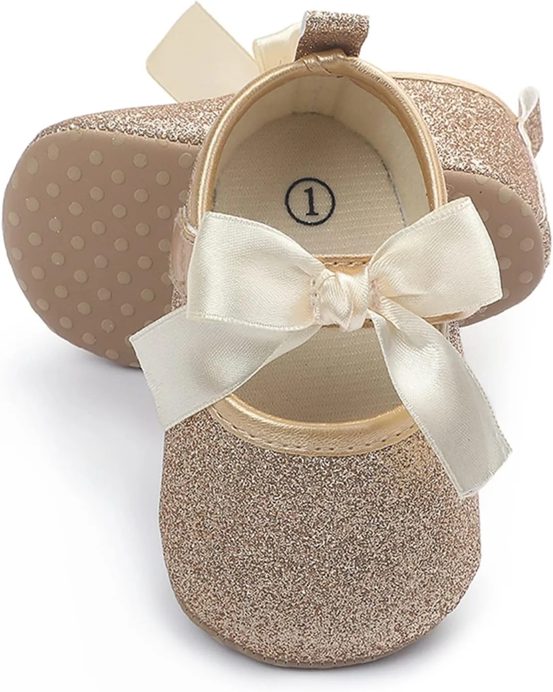 Kids Casual Shoes Toddler Kids Infant Girls Soild Colour Bowknot Princress Shoes Soft Sole The Floor Barefoot