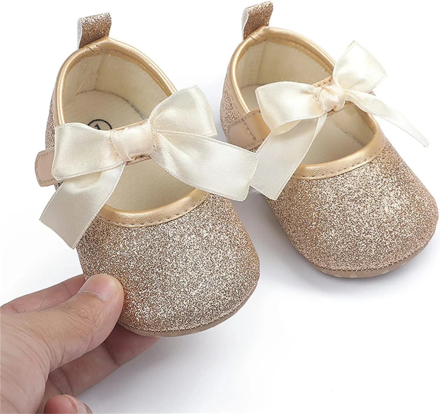 Kids Casual Shoes Toddler Kids Infant Girls Soild Colour Bowknot Princress Shoes Soft Sole The Floor Barefoot