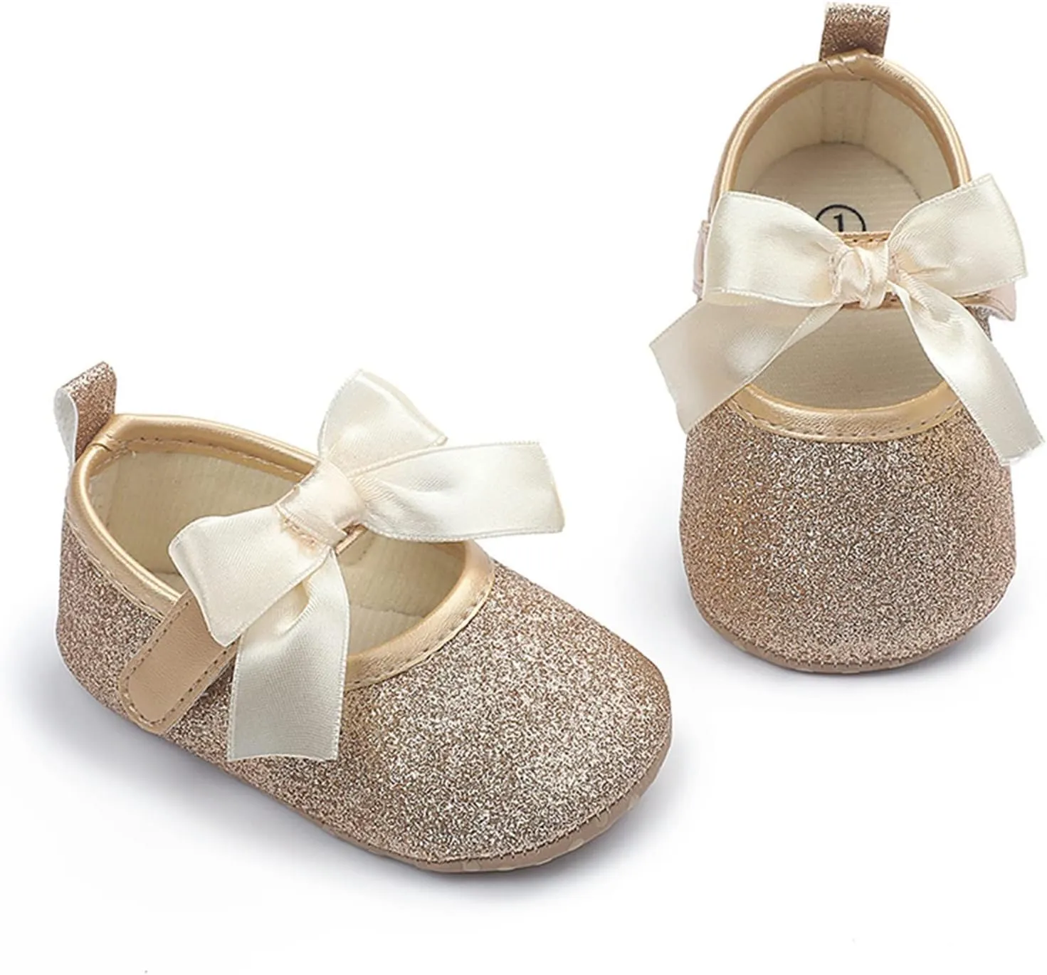 Kids Casual Shoes Toddler Kids Infant Girls Soild Colour Bowknot Princress Shoes Soft Sole The Floor Barefoot