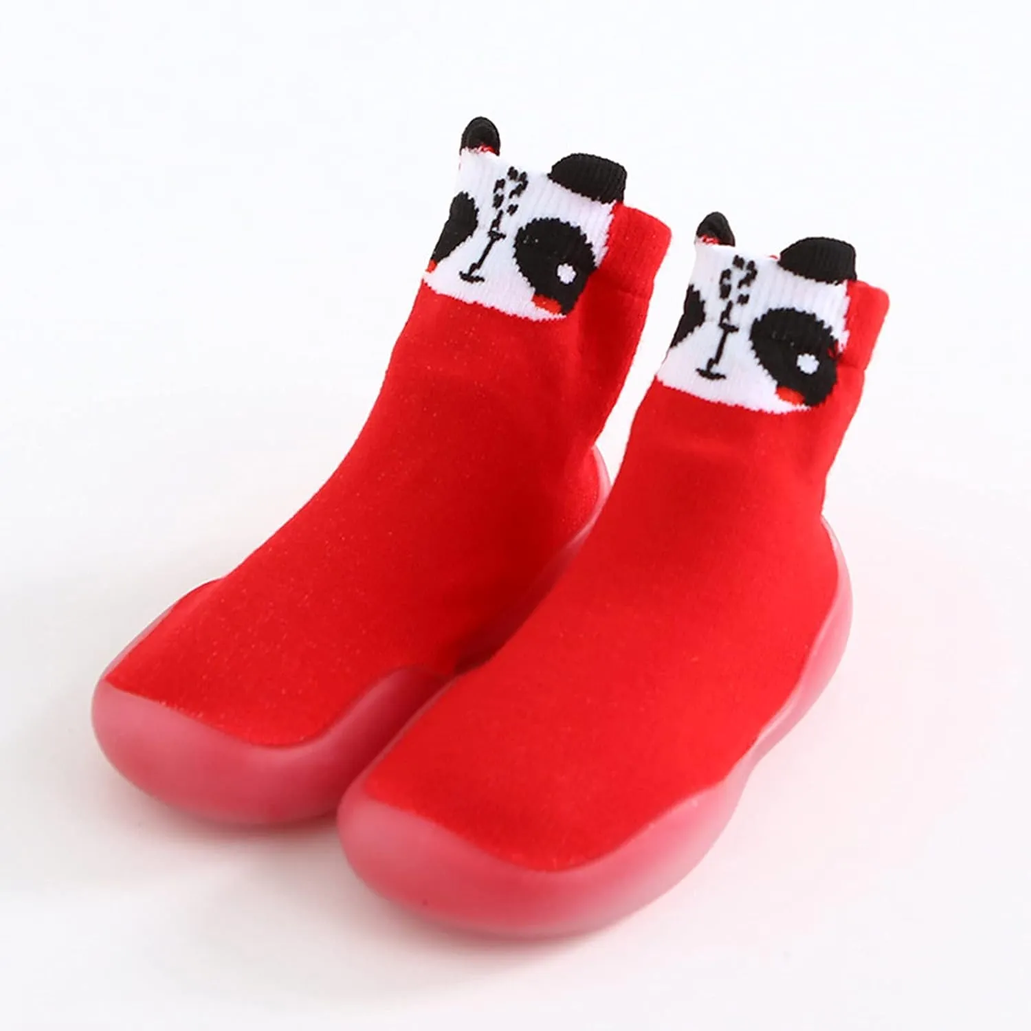Kids Slippers Boys with Strap Toddler Baby Boys Girls Solid Warm Knit Soft Sole Rubber Boys Size 4 Slippers