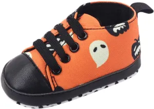 Kids Walking Shoes Infant Toddler Shoes Soft Sole Cute Bow Plaid Fruit Print Toddler Shoes 0-18 (Black, 6-12 Months)