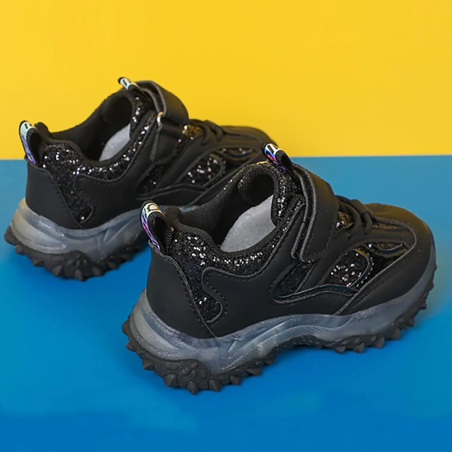 Light Up Non Slip Sneaker for Childrens Boys Girls Kids Soft Sole Breathable Sport Shoes Outdoor Running Cozy Shoes