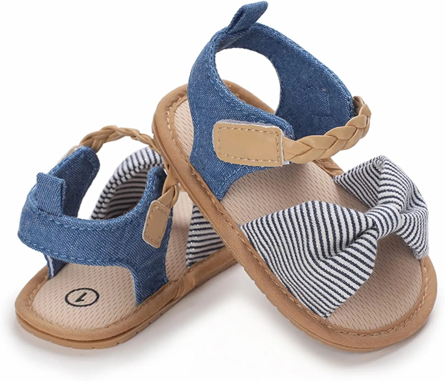 Little Girl Sandals Summer Crib Shoes Bowknot Soft Sole Infant Girls Princess Dress Flats Outdoor First Walkers Shoes